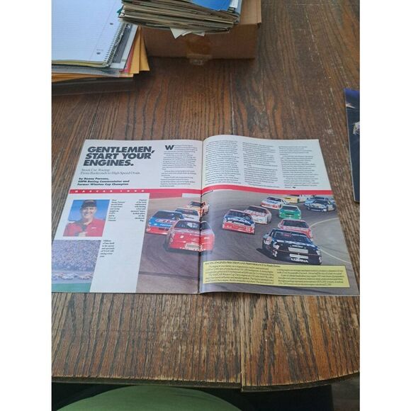 Lot of 2 Days of Thunder Family Fun Books 1990 NASCAR Paramount Exxon Promo - Picture 10 of 12